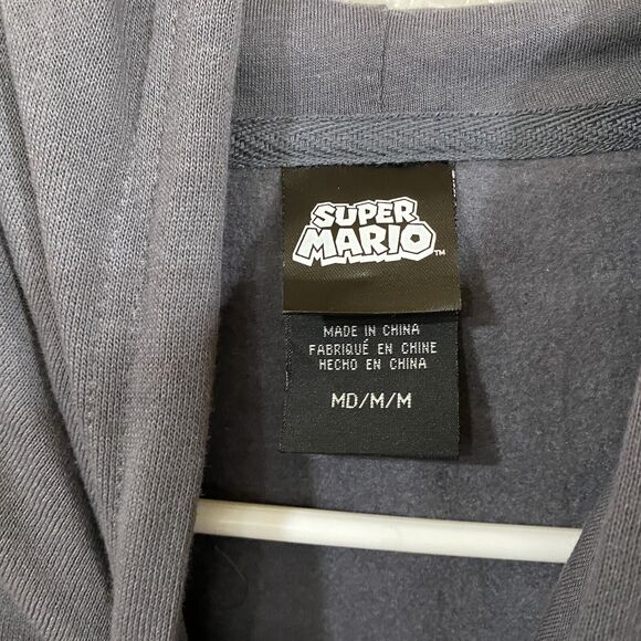 COPY - Nintendo Super Mario Graphic Logo Hoodie Produced By Mad Engine Mens Siz… - Picture 2 of 7